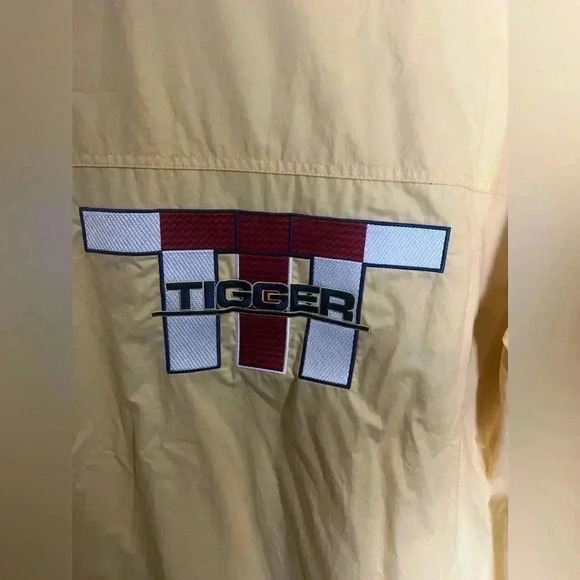 Vintage Disney Store Tigger Coat Jacket Mens Large Yellow Hood Full Zip Raincoat - Picture 8 of 8